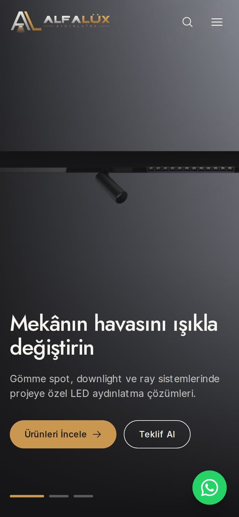 Alfa Lüx Aydınlatma — Web & Özel Yazılım kapsamında üretilen görsel 1