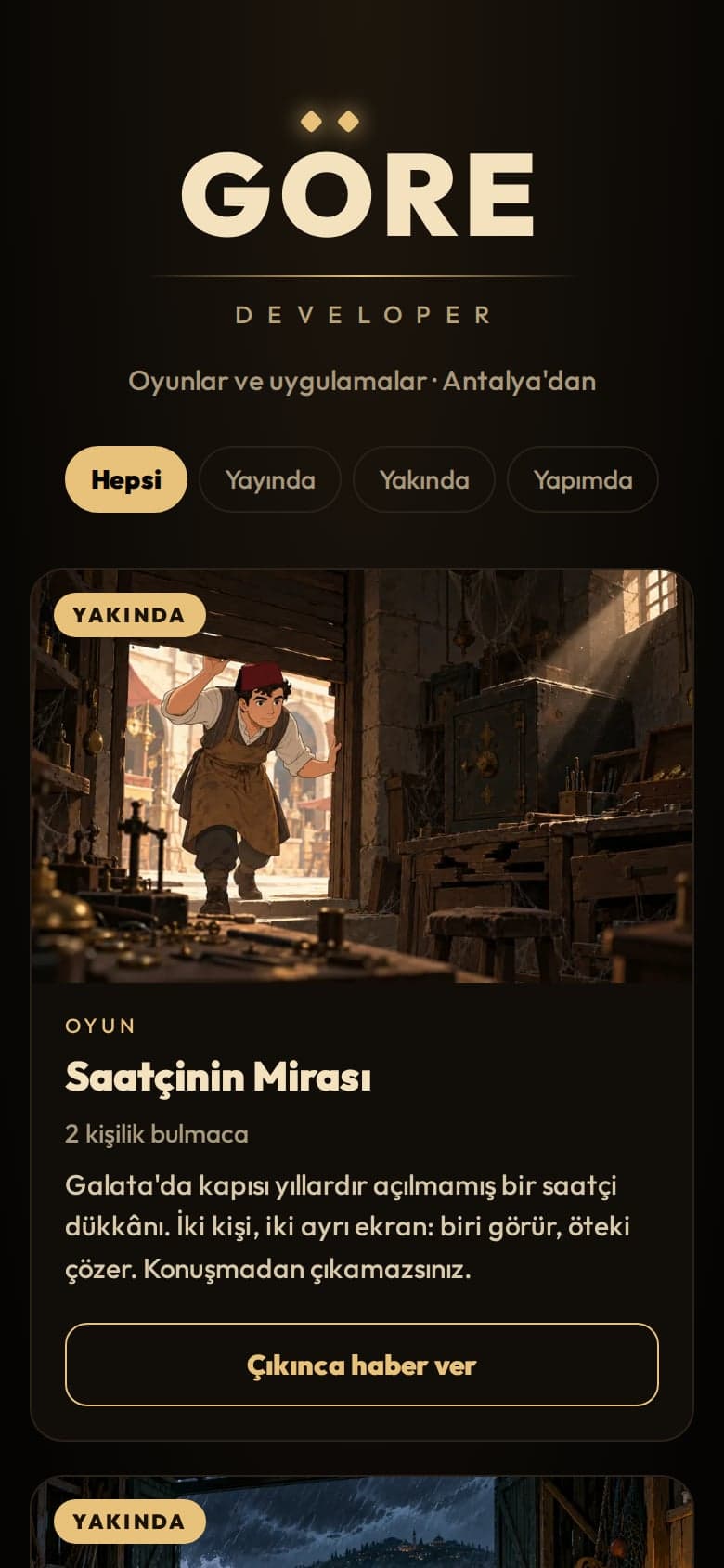 Göre Developer — Web & Özel Yazılım kapsamında üretilen görsel 1