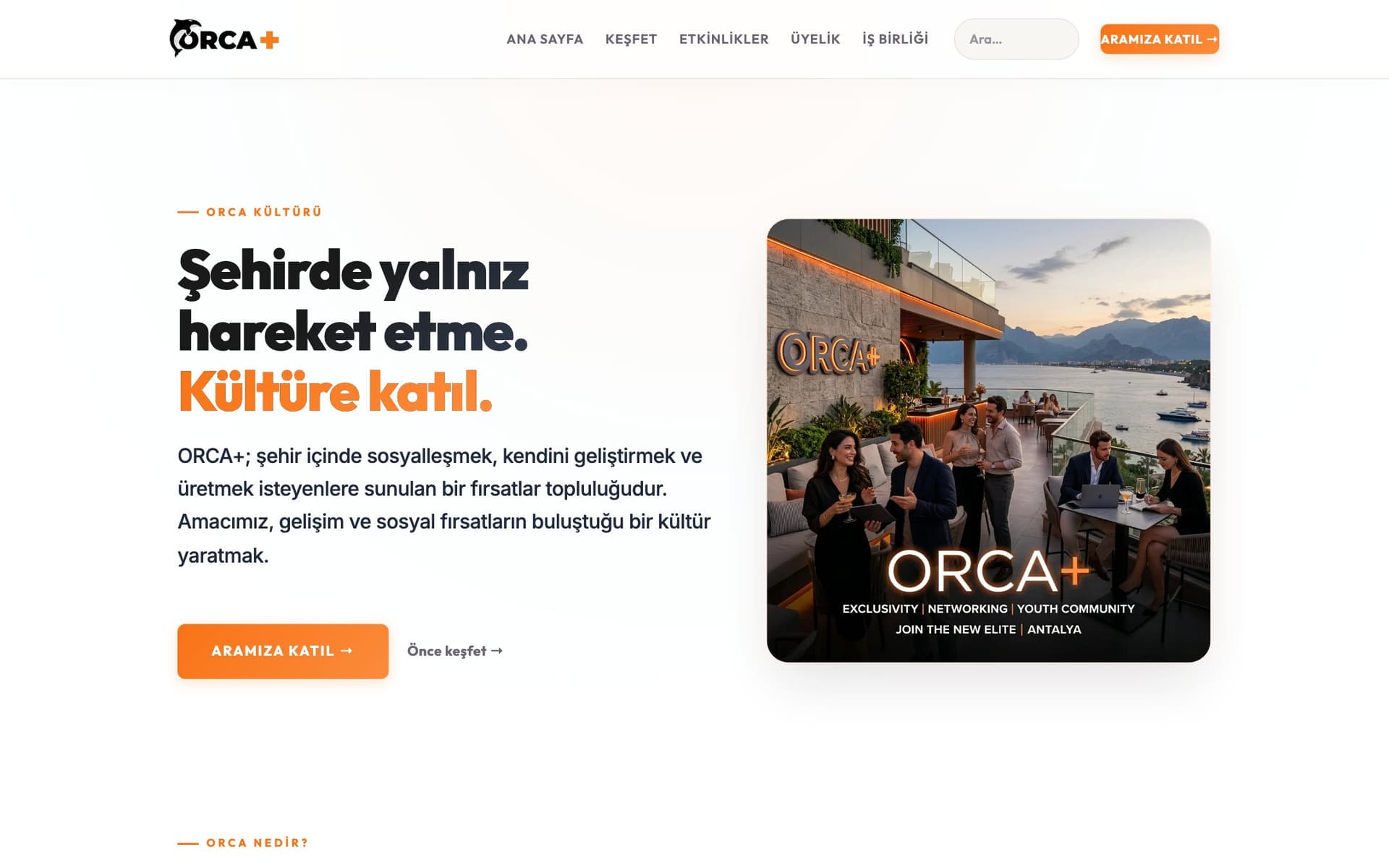 ORCA+ — Etkinlik topluluğu · Partnerlik projesi